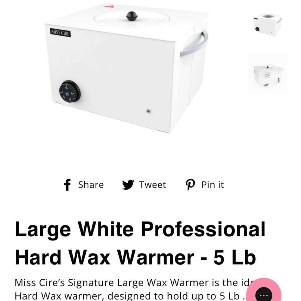 Miss Cire Professional Hard wax 5lb pot